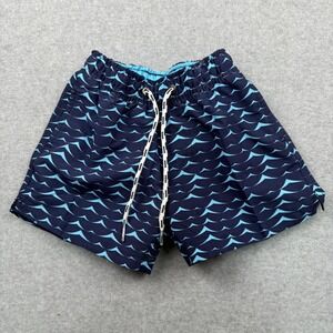 Snapper Rock Swim Trunks Boys 2 Navy Blue Shorts Wave Elastic Waist Drawstring